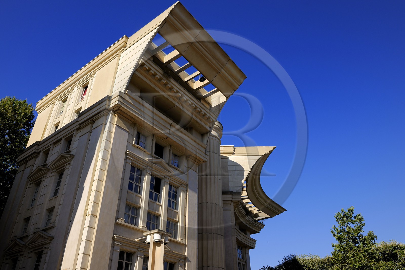 France, Herault, Montpellier, Antigone District by the architect Ricardo Bofill, place du Nombre d'Or