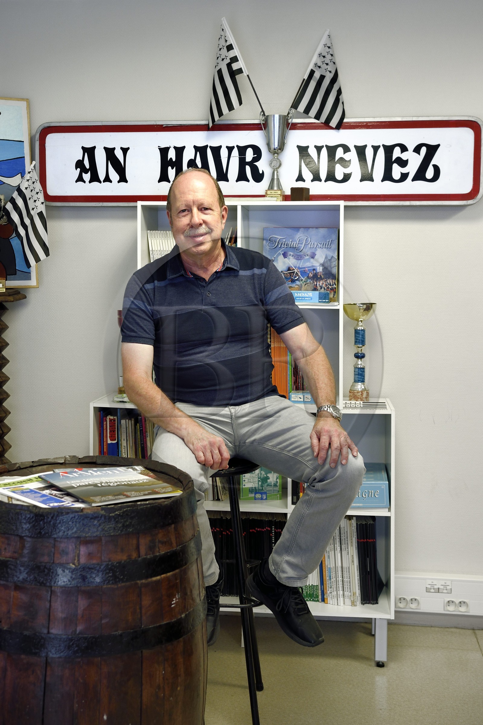 France, Seine Maritime, Le Havre (An Havr Nevez in Breton language), Saint-François district also called Breton district, Daniel Lemesle of the Bretons du Havre association