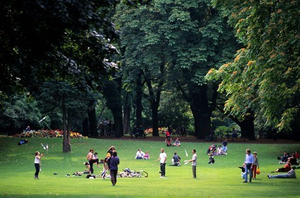 France, Nord (59), Lille, le jardin Vauban
