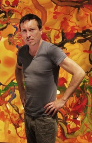 France, l'artiste peintre Vincent Guzman