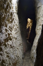 Israel, Jérusalem, ville sainte, la Cité de David au sud de la vieille ville, tunnel d'Ezéchias