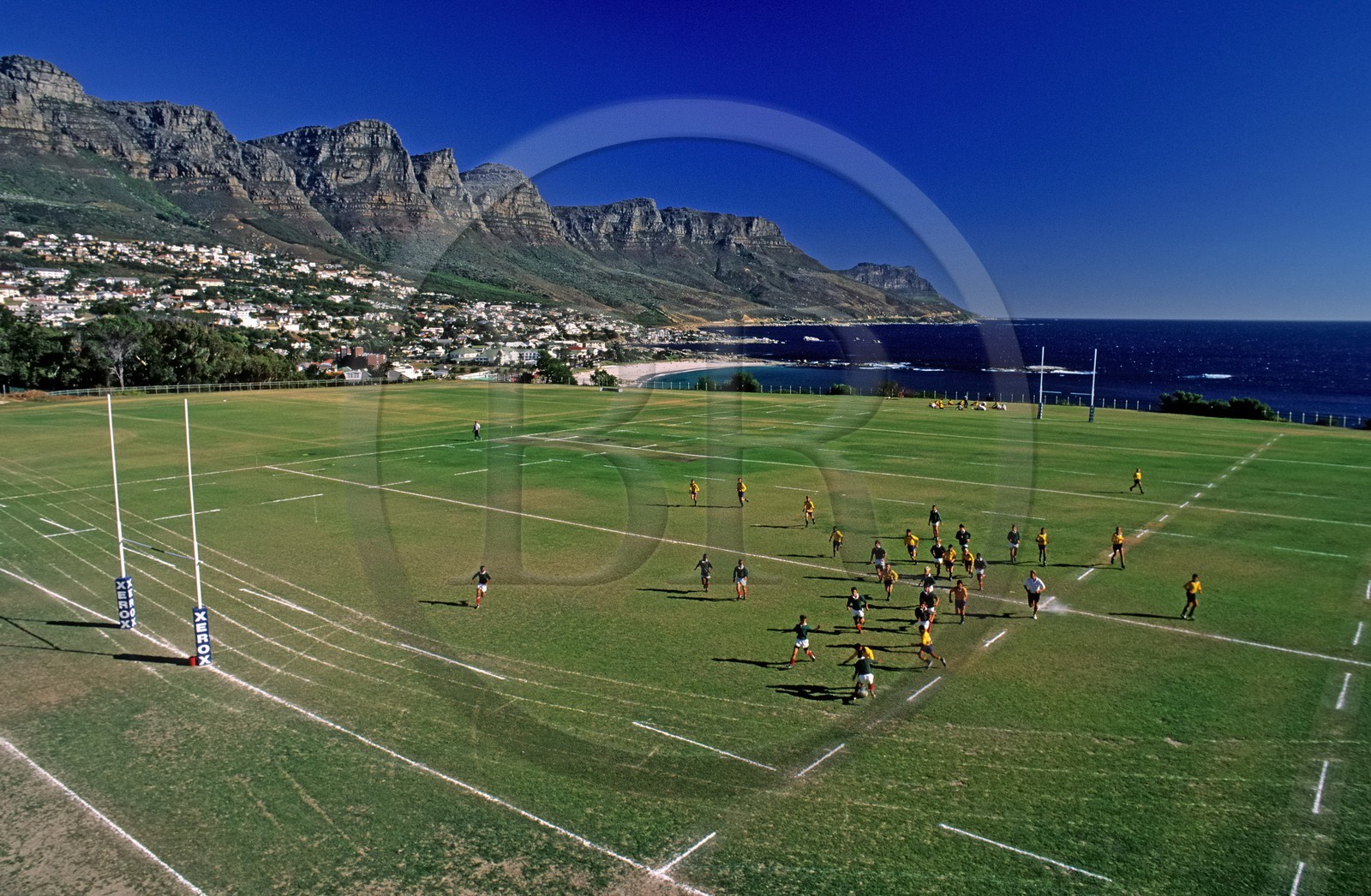 South Africa, Cape peninsula, Cape town, rugby game at the Camps Bay High School