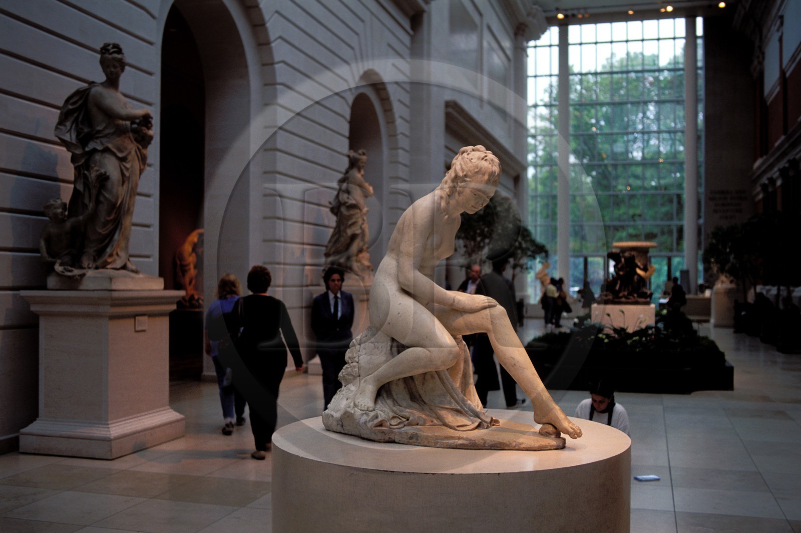Etats-Unis, New York, Manhattan, Metropolitan Museum of Art, aile des sculptures européennes