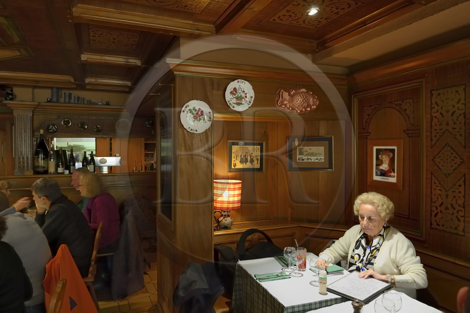 France, Bas Rhin, Strasbourg, Winstub the Pont du Corbeau