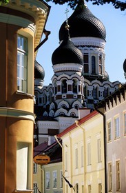Estonia (Baltic States), Harju Region, Tallinn, European Capital of Culture 2011, Alexander Nevsky Orthodox Cathedral in Toompea (upper city)
