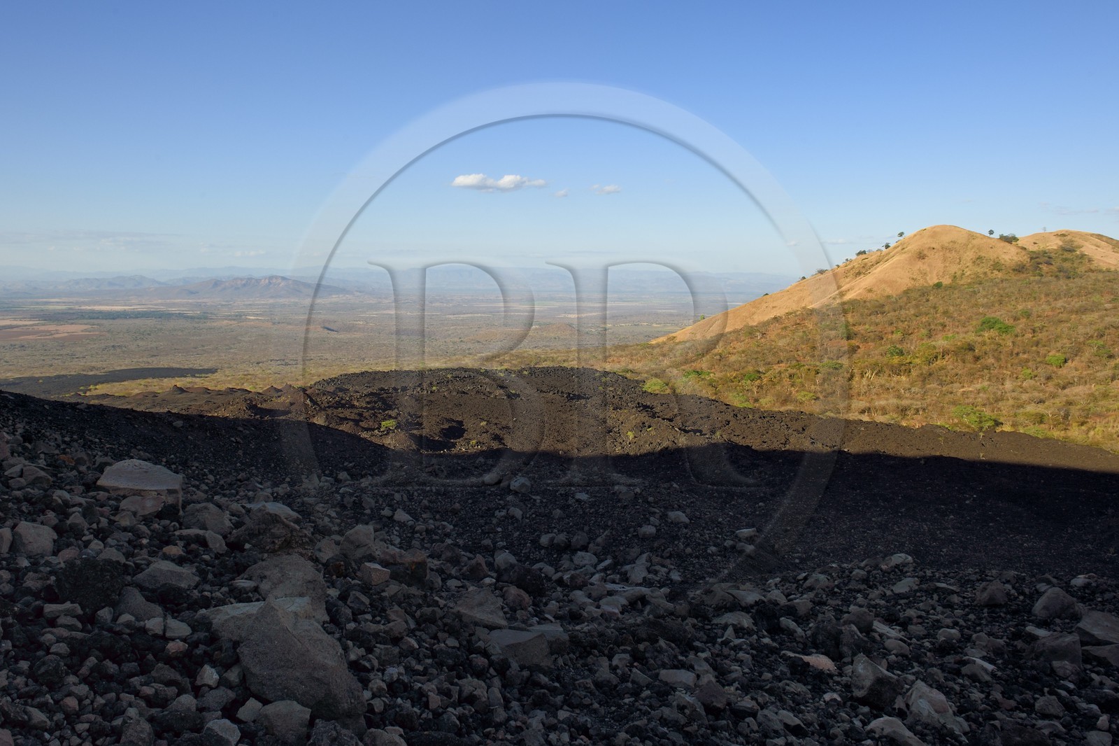 Nicaragua, région de Leon, Volcan Cerro Negro dans la cordillère des Maribios (ou Marrabios)