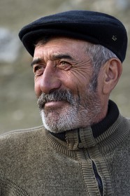 Azerbaïdjan, région de Quba (Guba), chaine de montagne du Grand Caucase, Aqiv, berger du village de Giriz