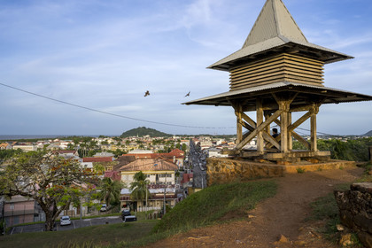 France, Guyane, Cayenne, vue sur la ville depuis le fort Cépérou