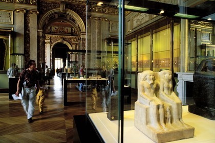 France, Paris (75), musée du Louvre, salle des antiquités égyptiennes