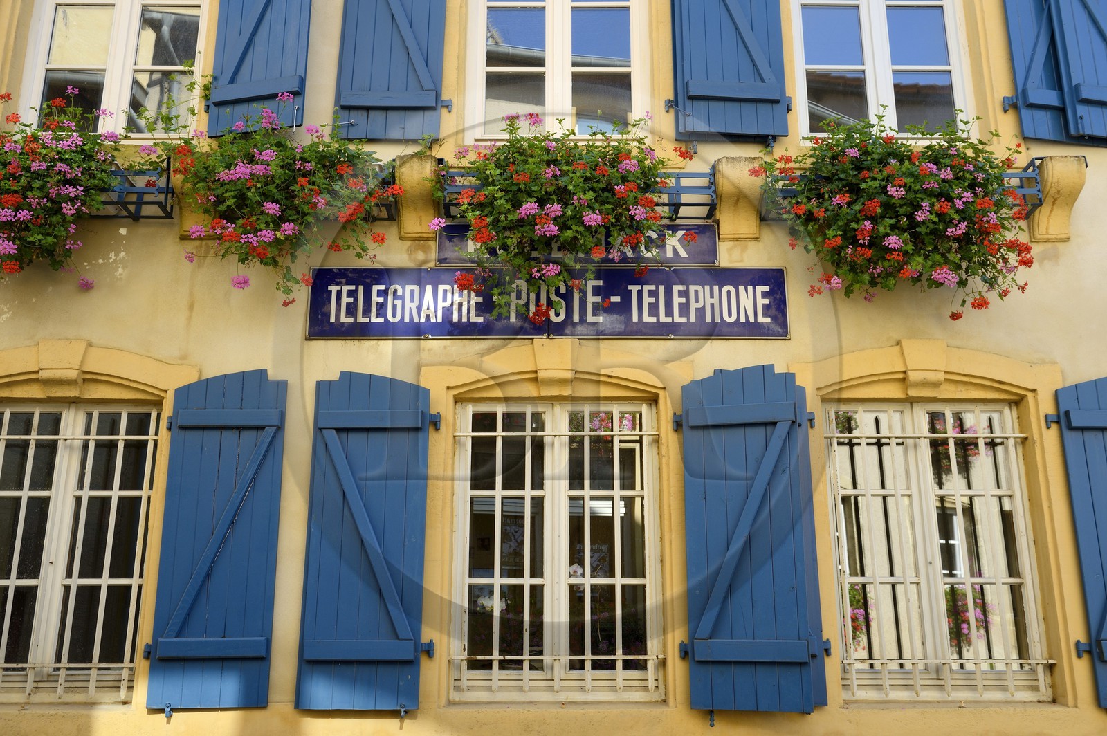 France, Moselle (57), Rodemack, labellisé Les Plus Beaux Villages de France, la Poste
