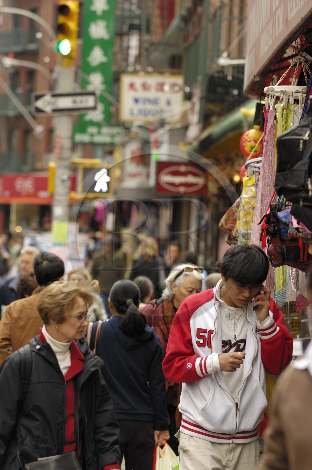 Etats-Unis, New York, Manhattan,  Mott street dans Chinatown