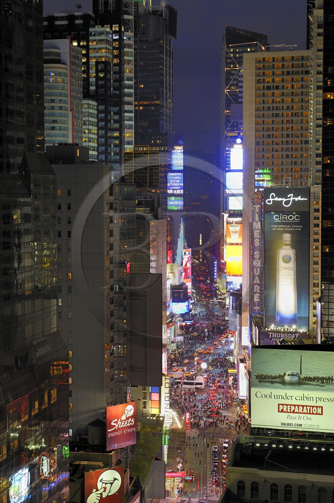 Etats-Unis, New York, Manhattan, Broadway et Times Square