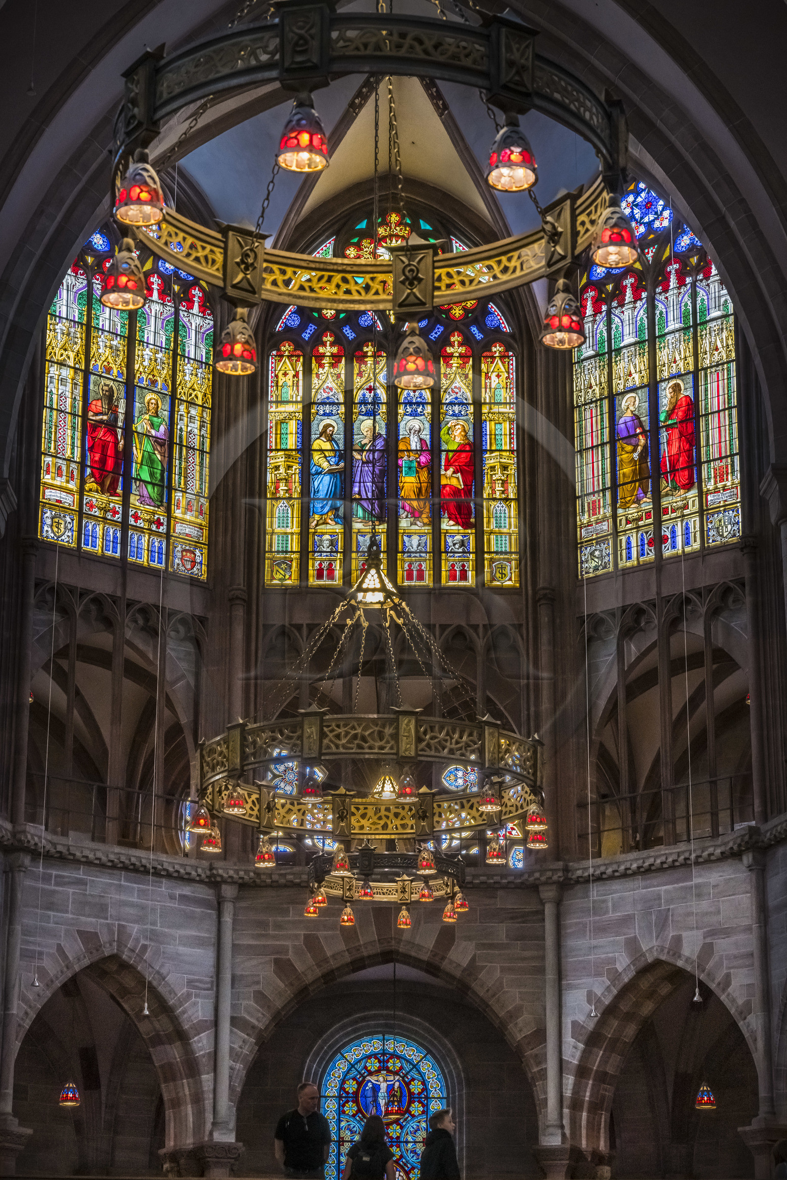 Suisse, Bâle, la cathédrale protestante Notre-Dame de Bâle (Munster)