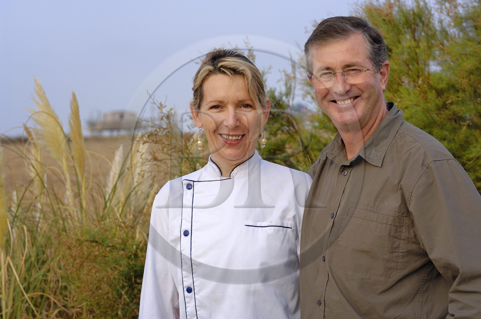 France, Charente-Maritime (17), Ile Madame, la ferme-auberge aquacole de Elisabeth et Jean-Pierre Mineau