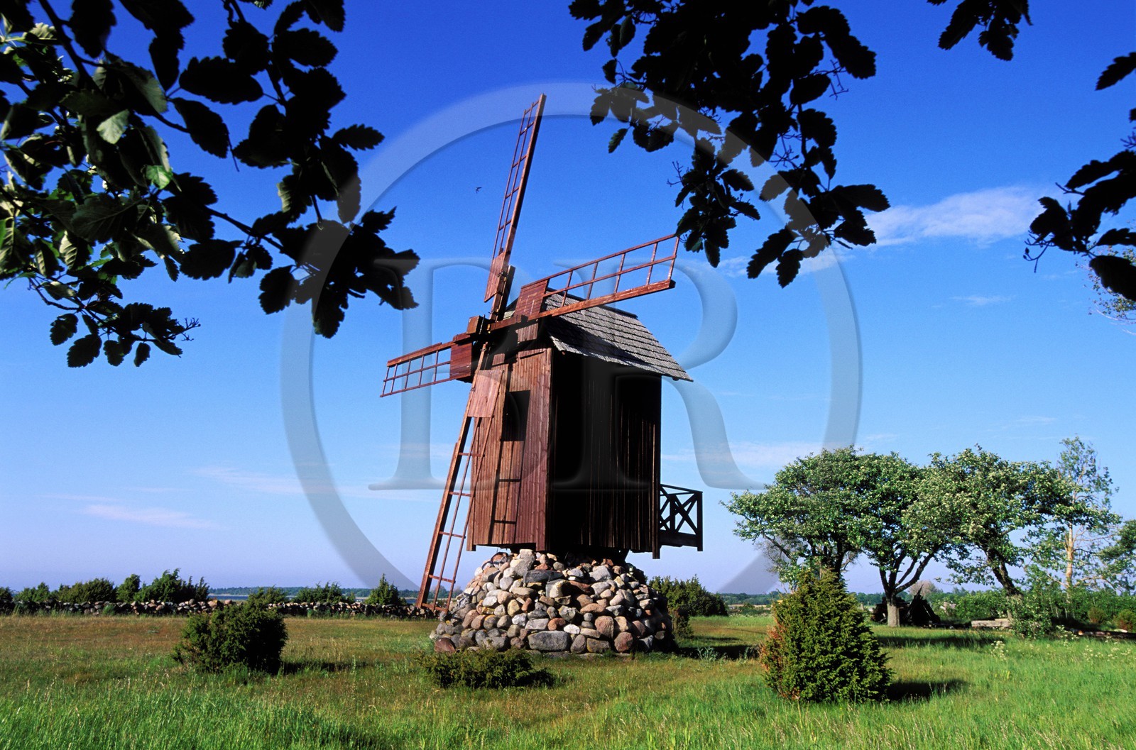 Estonia (Baltic States), Saaremaa island, peninsula of Sorve, windmill in Jamajala village
