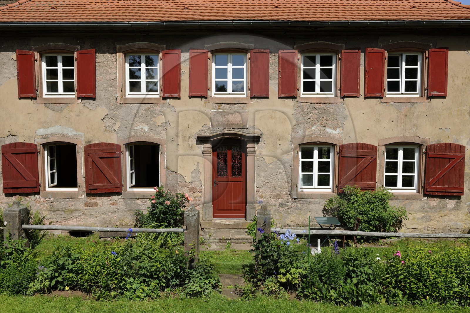 France, Bas Rhin, Schirmeck Area, house of former Mennonite community of Salm