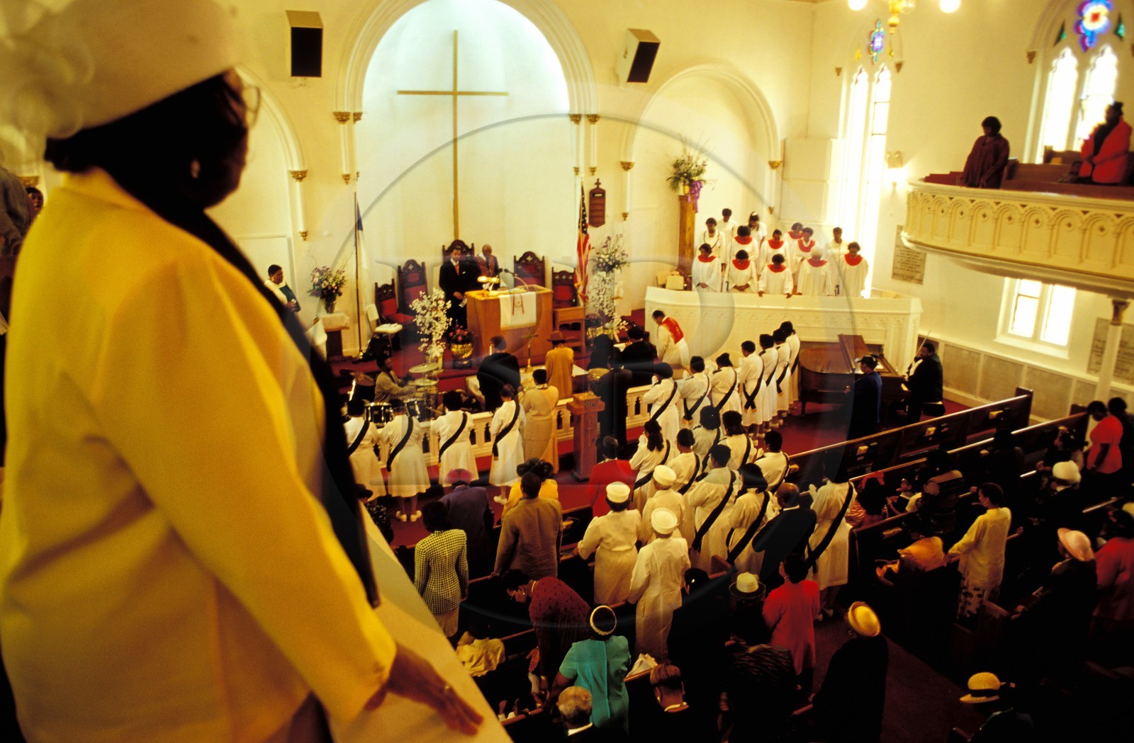 états-Unis, New York, Manhattan, Harlem, Gospel à l' église St Luke