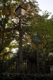 France, Paris (75), la Butte Montmartre, l'allée des Brouillards où vécut Auguste Renoir