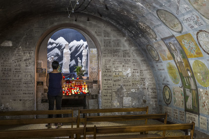 France, Hérault (34), Sète, chapelle Notre-Dame-de-la-Salette construite au sommet du Mont Saint-Clair