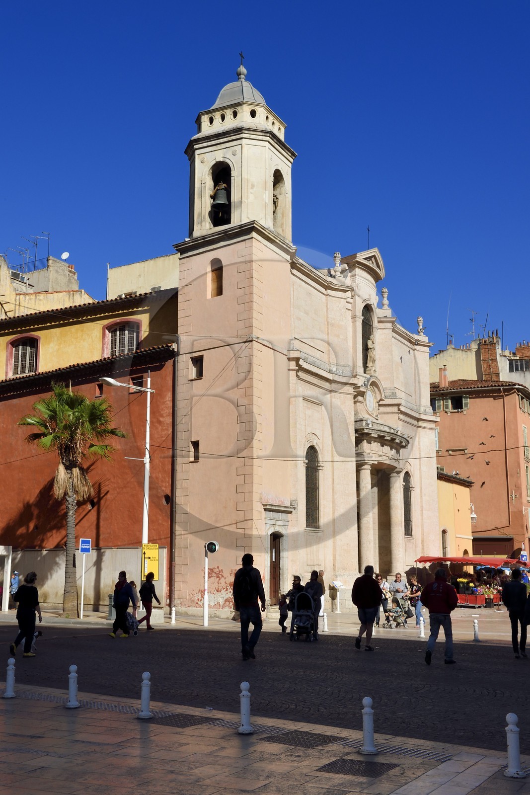 France, Var, Toulon, place Louis Blanc, Saint Francois de Paule Church