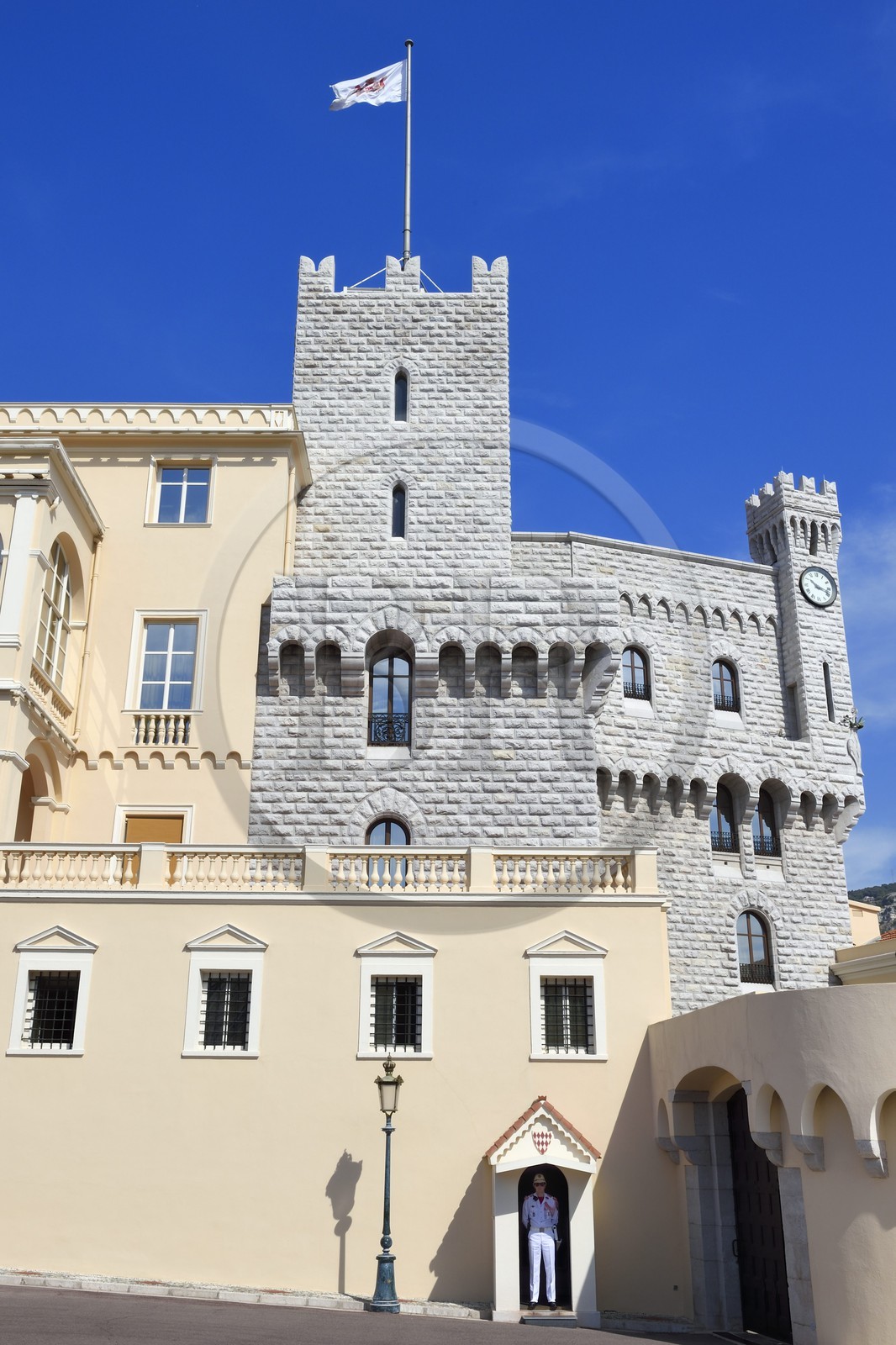Principauté de Monaco, Monaco, le palais princier sur le Rocher