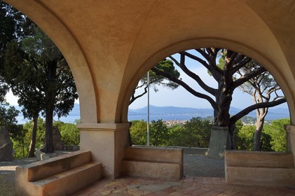 France, Var, Saint-Tropez seen from the sainte-Anne chapel