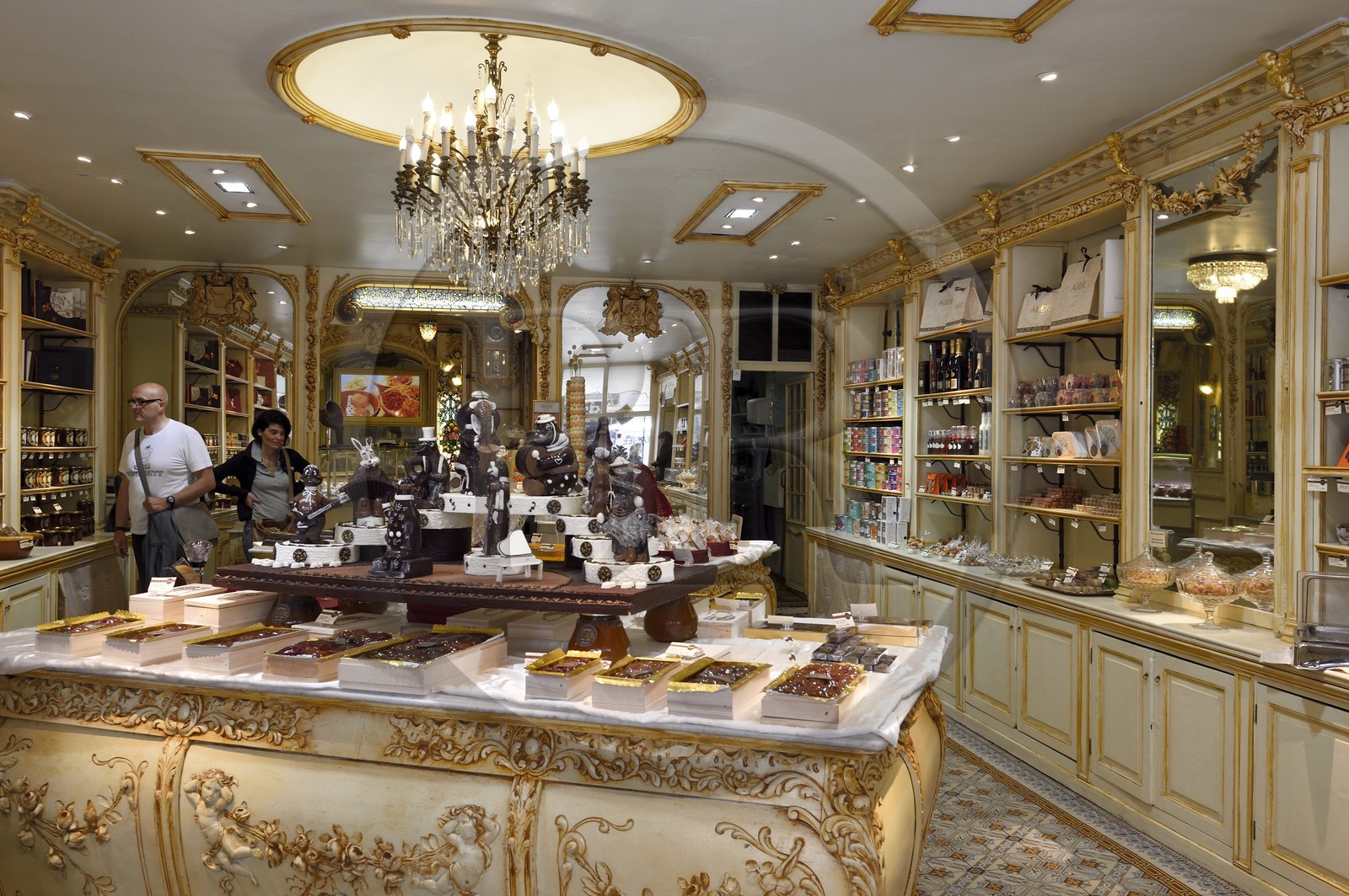 France, Alpes-Maritimes (06), Nice, la Maison Auer, confiserie et chocolaterie