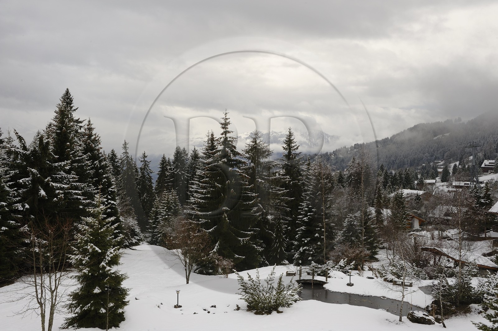 Suisse, Canton de Vaux, Domaine skiable de Villars sur Ollon -  Gryon