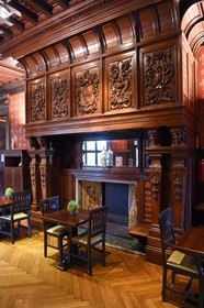 France, Pyrénées-Atlantiques (64), Pays-Basque, Biarritz, Domaine de Françon, le hall