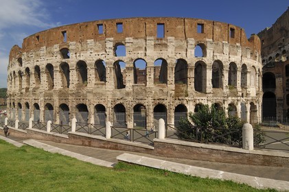 Italie, Latium, Rome, centre historique classé Patrimoine Mondial de l'UNESCO, le Colisée