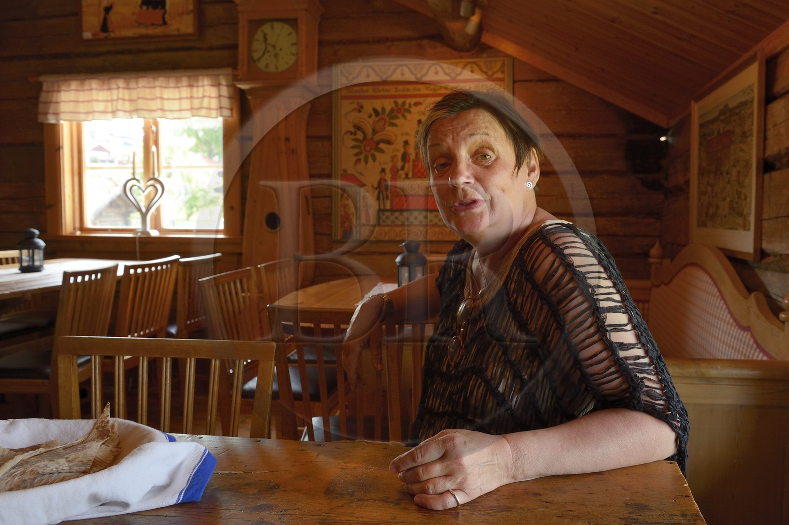 Sweden, Dalarna County, Leksand area, Tällberg, the actor and singer Birgit Carlstén