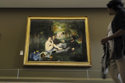 France, Paris (75), le musée d'Orsay, Le déjeuner sur l'herbe 1863 de Edouard Manet