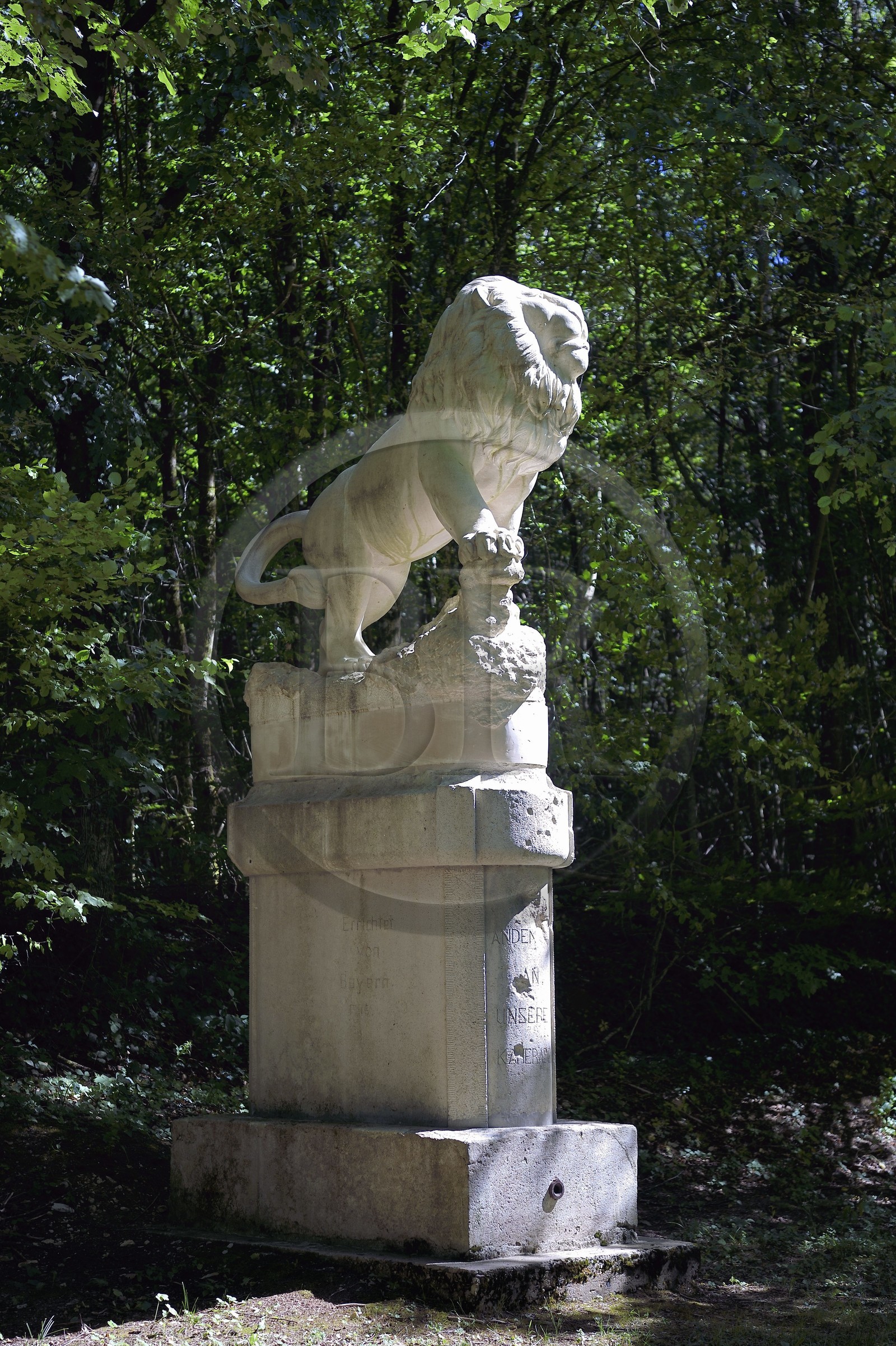 France, Meuse (55), le saillant de Saint-Mihiel, plate-forme du Lion Bavarois 1914 1918