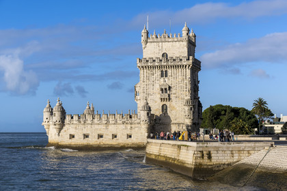Portugal, Lisbon, Belem, Belem Tower (Torre de Belem), listed as World Heritage by UNESCO