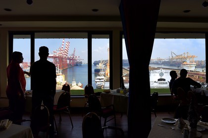 Sri Lanka, province de l'ouest, district de Colombo, Colombo, le port de commerce