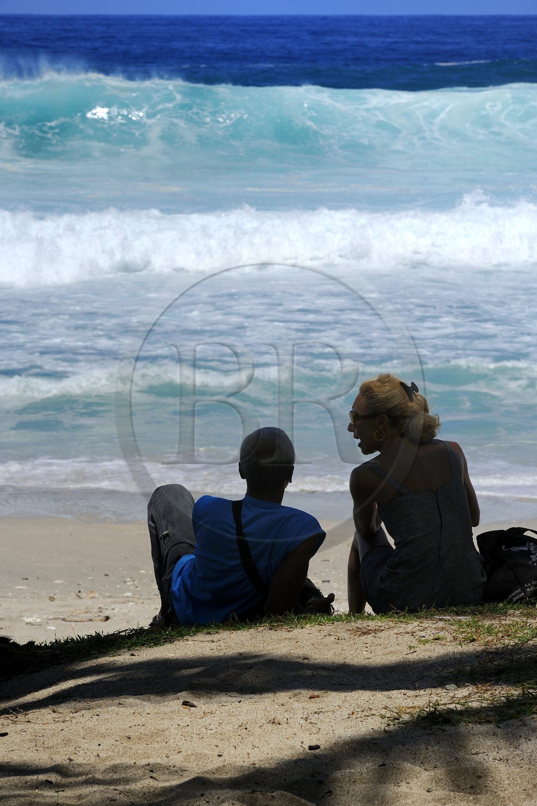 France, île de la Réunion, la côte sud, plage de Grand-Anse