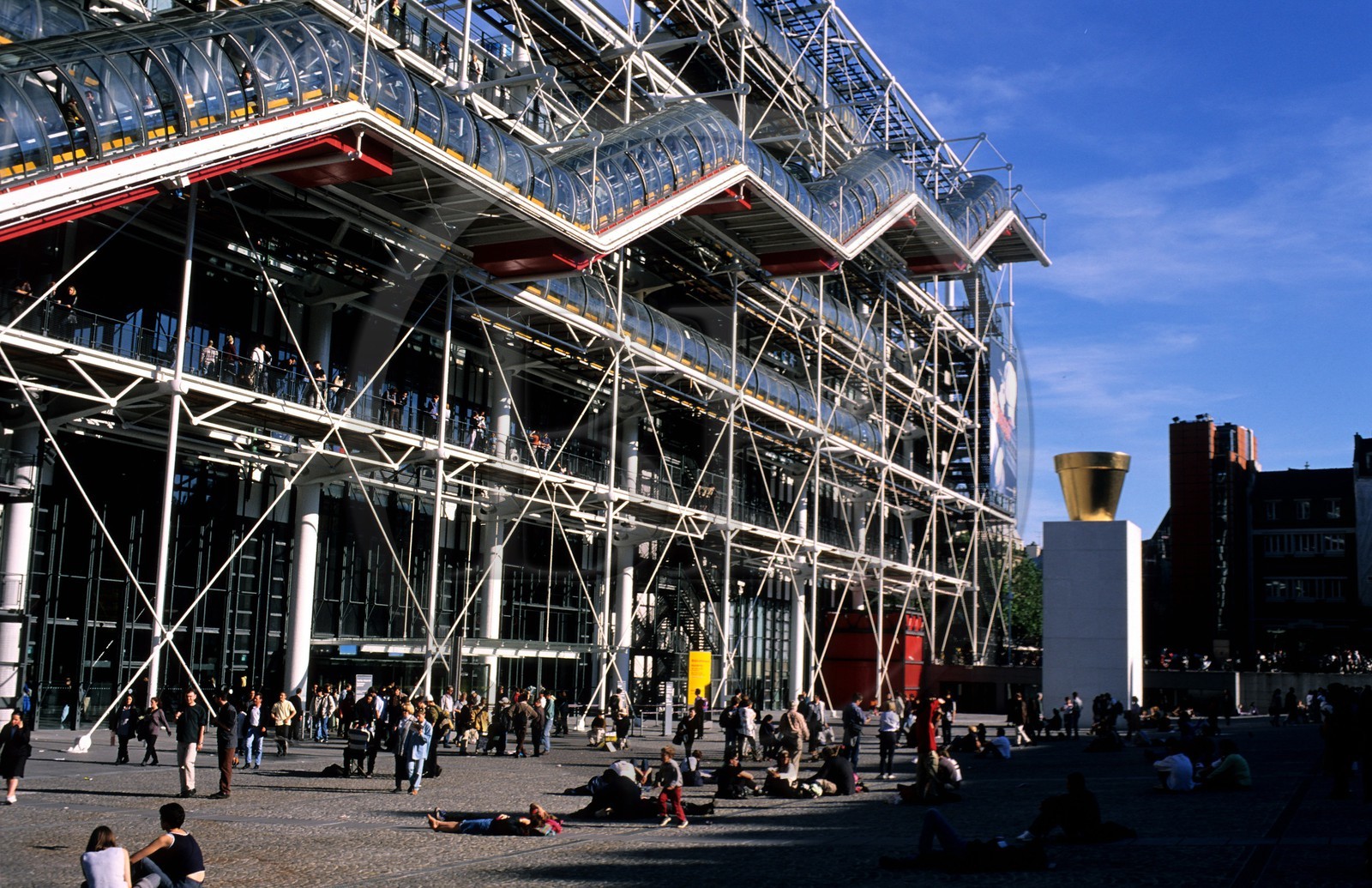 France, Paris (75), Beaubourg, le Centre Georges Pompidou