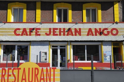 France, Seine-Maritime (76), quartier du Pollet, Café Jehan Ango
