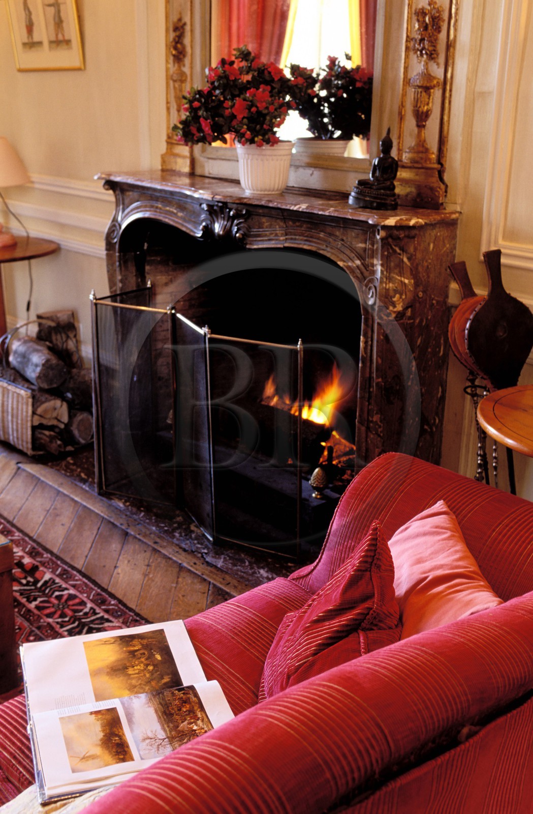 France, Marne, château d'Etoges, Hotel restaurant