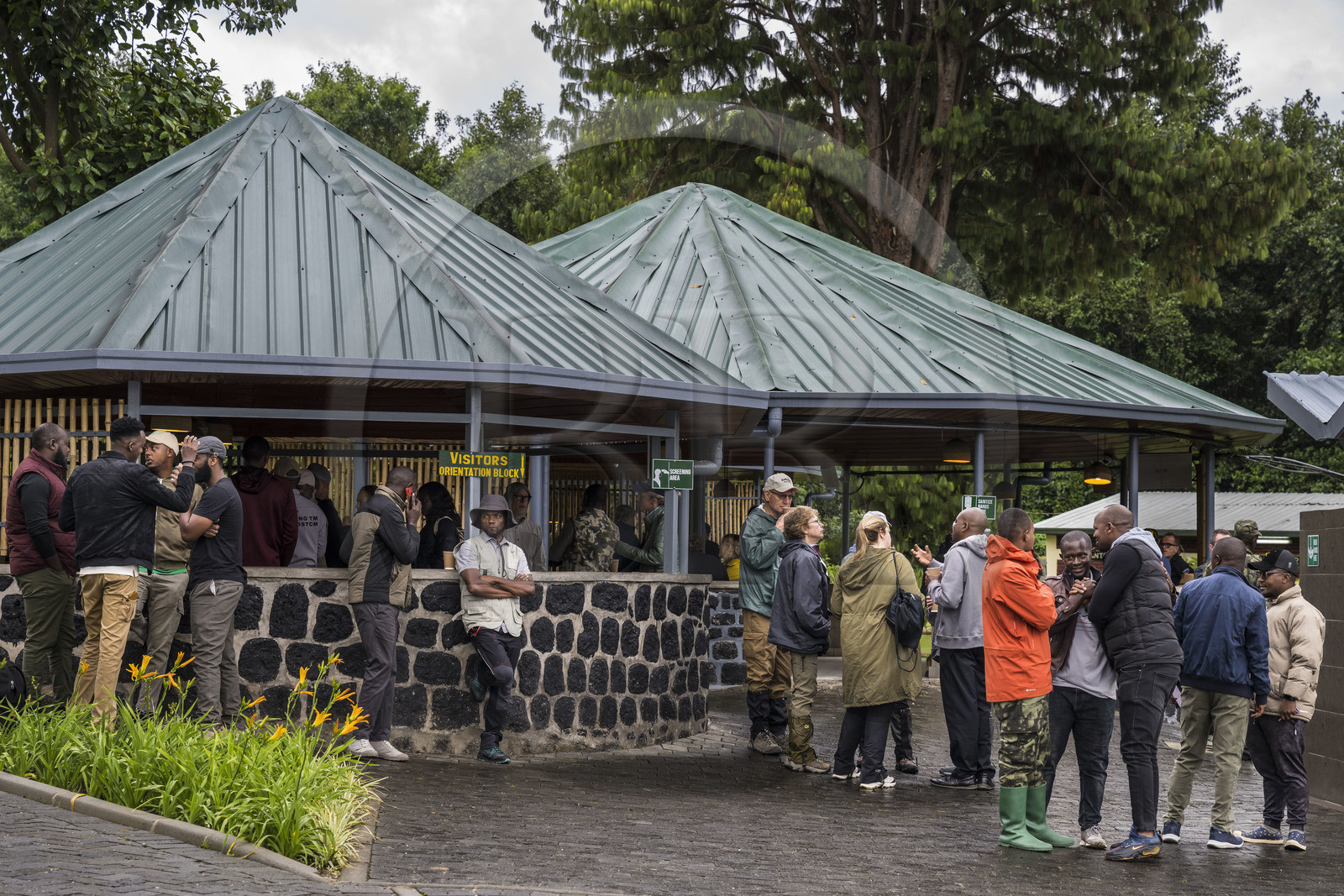 Rwanda, Province du Nord, Musanze District, Kinigi,, QG du Parc National des volcans