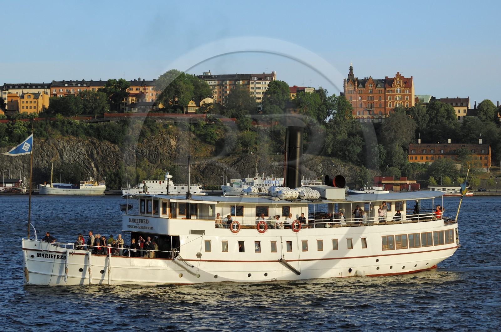 Sweden, Stockholm, small ferry