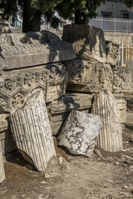 France, Bouches-du-Rhône (13), Arles, le théâtre antique du Ier siècle av. J.-C. classé Patrimoine Mondial de l'UNESCO