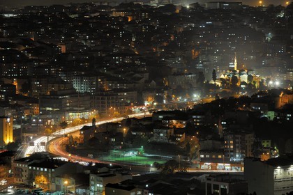 Turkey, Istanbul, neighborhoods northwest of Pera on the European side