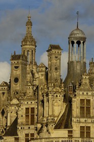 France, Loir et Cher (41), Vallée de la Loire classée Patrimoine Mondial de l' UNESCO, château de Chambord