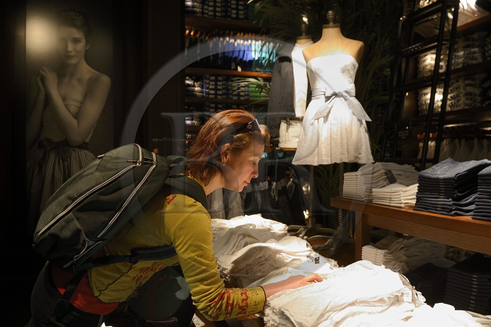 Etats-Unis, New York, Manhattan, la boutique Abercrombie & Fitch sur la 5ème Avenue