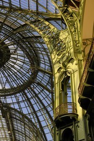 France, Paris (75), le Grand Palais, la coupole vitrée