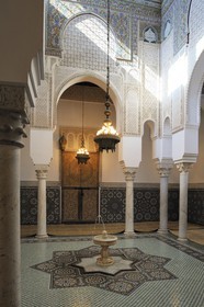 .Morocco, Meknes Tafilalet Region, Meknes, Imperial City, Moulay Ismail Mausoleum