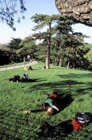 France, Paris 19ème (75), parc des Buttes Chaumont