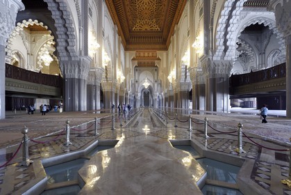 Maroc, Casablanca, Grande Mosquée Hassan II