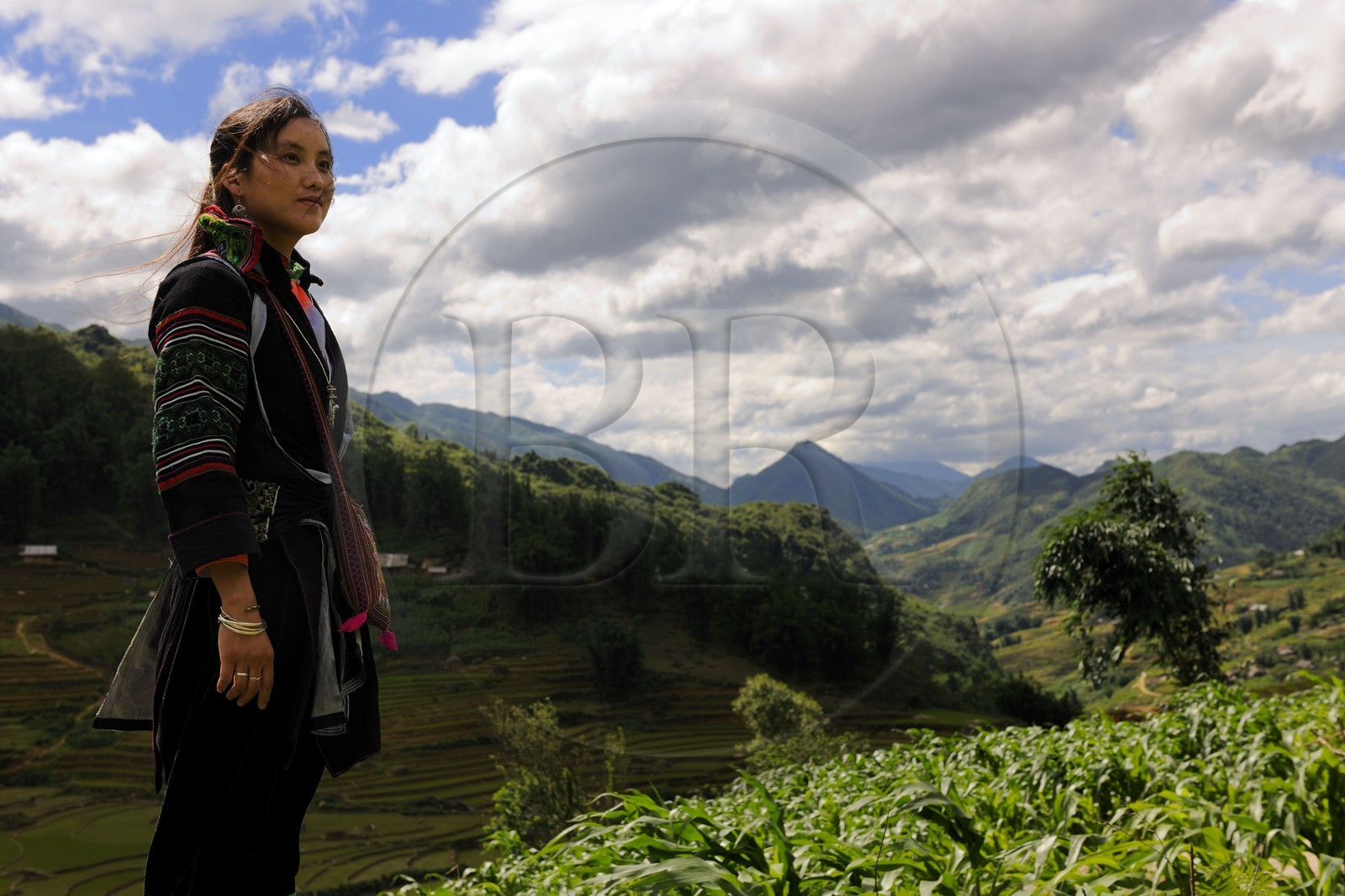 Vietnam, Lao Cai province, Sapa district, the Black Hmong minority group